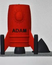 cartoon rocket V1