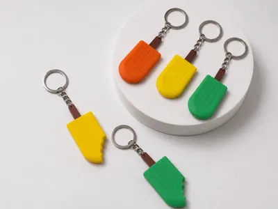 Cute Popsicle Keychain