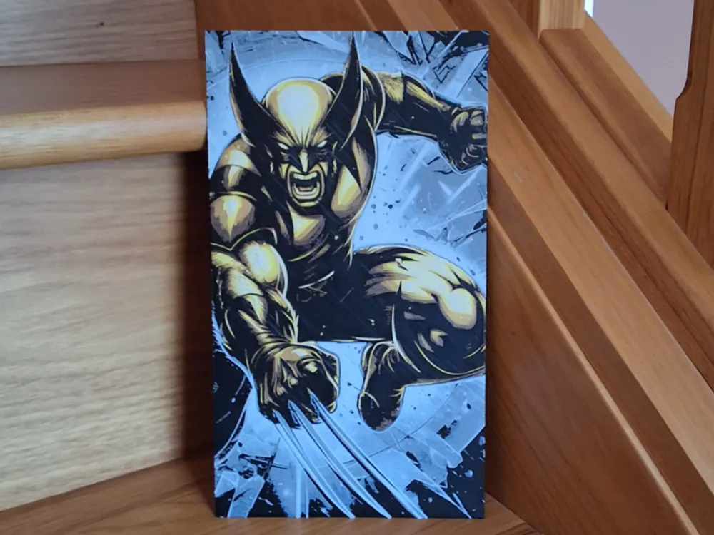 Wolverine Wall Art - Free 3D Print Model - MakerWorld