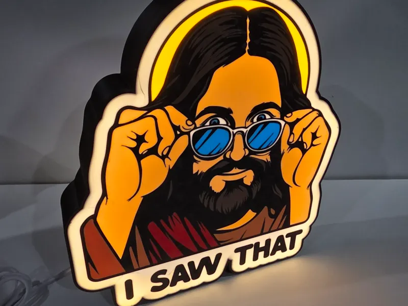 Jesus I saw that lightbox