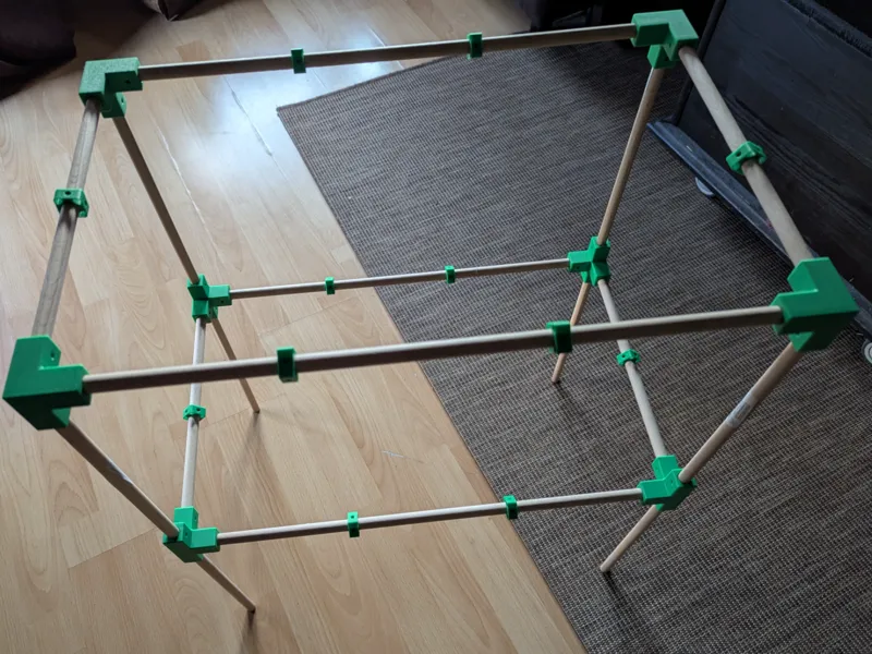 Verbindungssystem für 12mm Rundstäbe