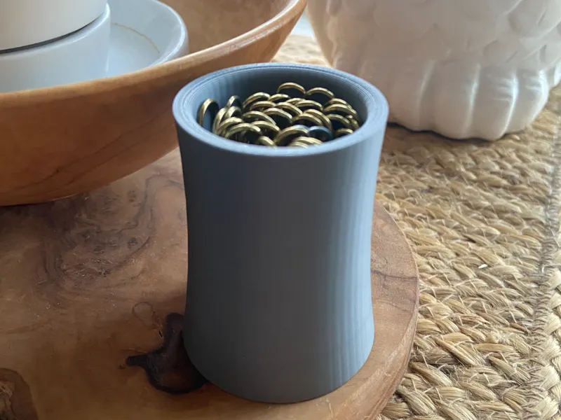 Nuclear reactor paper clip holder