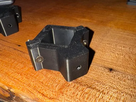 Bracket for 1" bar with mounting Plate