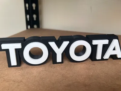 Toyota Logo for Dashboard or Desk
