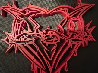 Heart and Thorns Wall Art