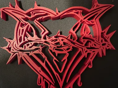 Heart and Thorns Wall Art