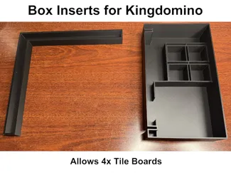 Kingdomino Box Inserts to fit 4 Tile Boards