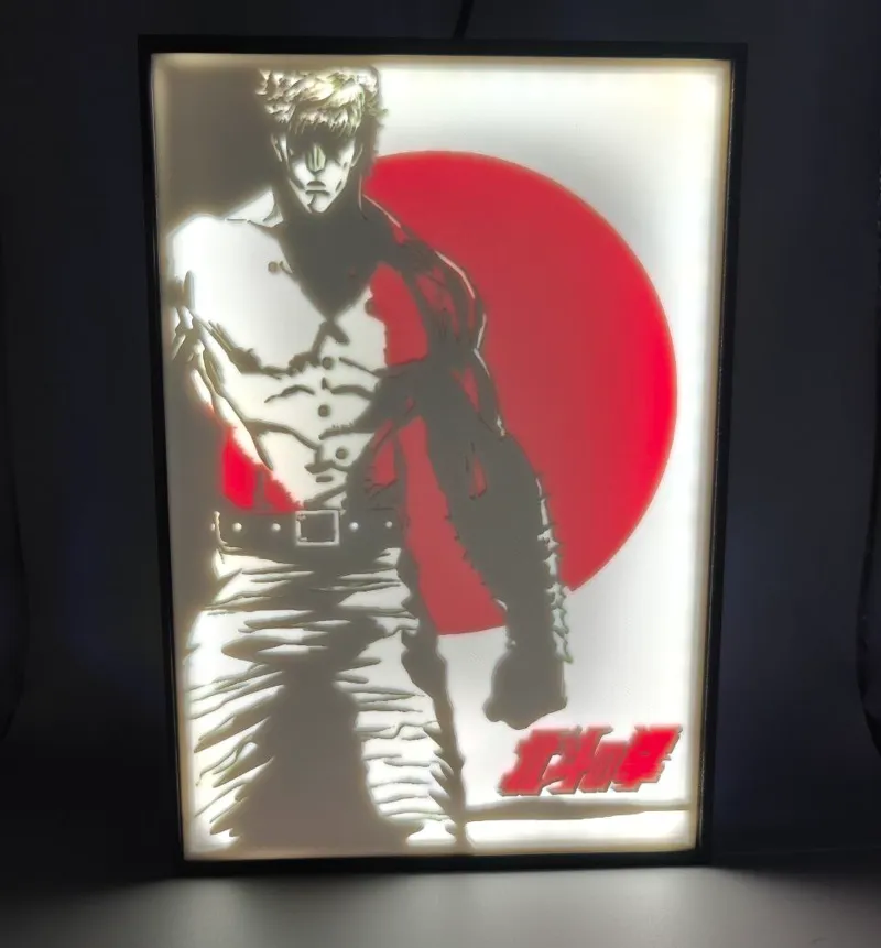 Ken Shiro - CYMK Colorful Lightbox