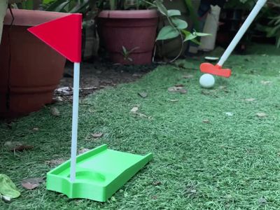 Full Size Collapsible Golf Set ( No Glue Needed )