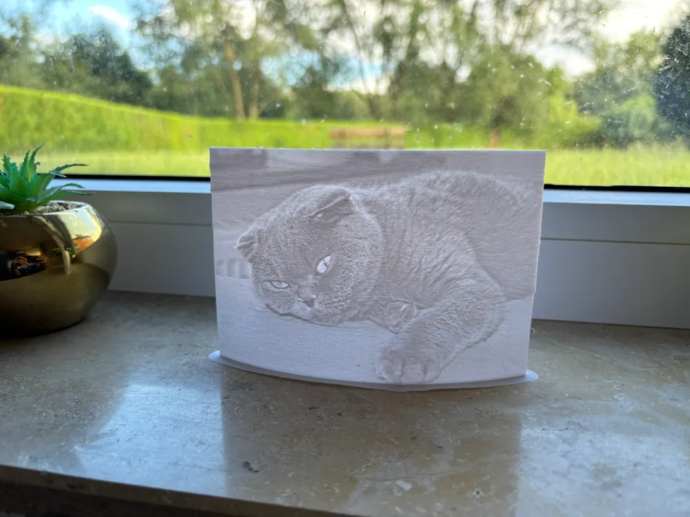 Lithophane Scottish Fold by J3D Design - MakerWorld