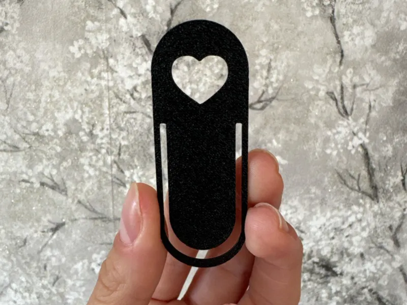 Marcapáginas de corazón