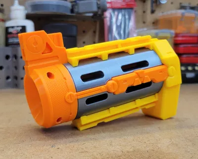 Shortened Nerf Recon/Retaliator N-Strike Barrel