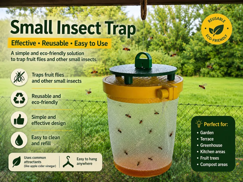 Small Insect Trap – Reusable Fruit Fly Trap