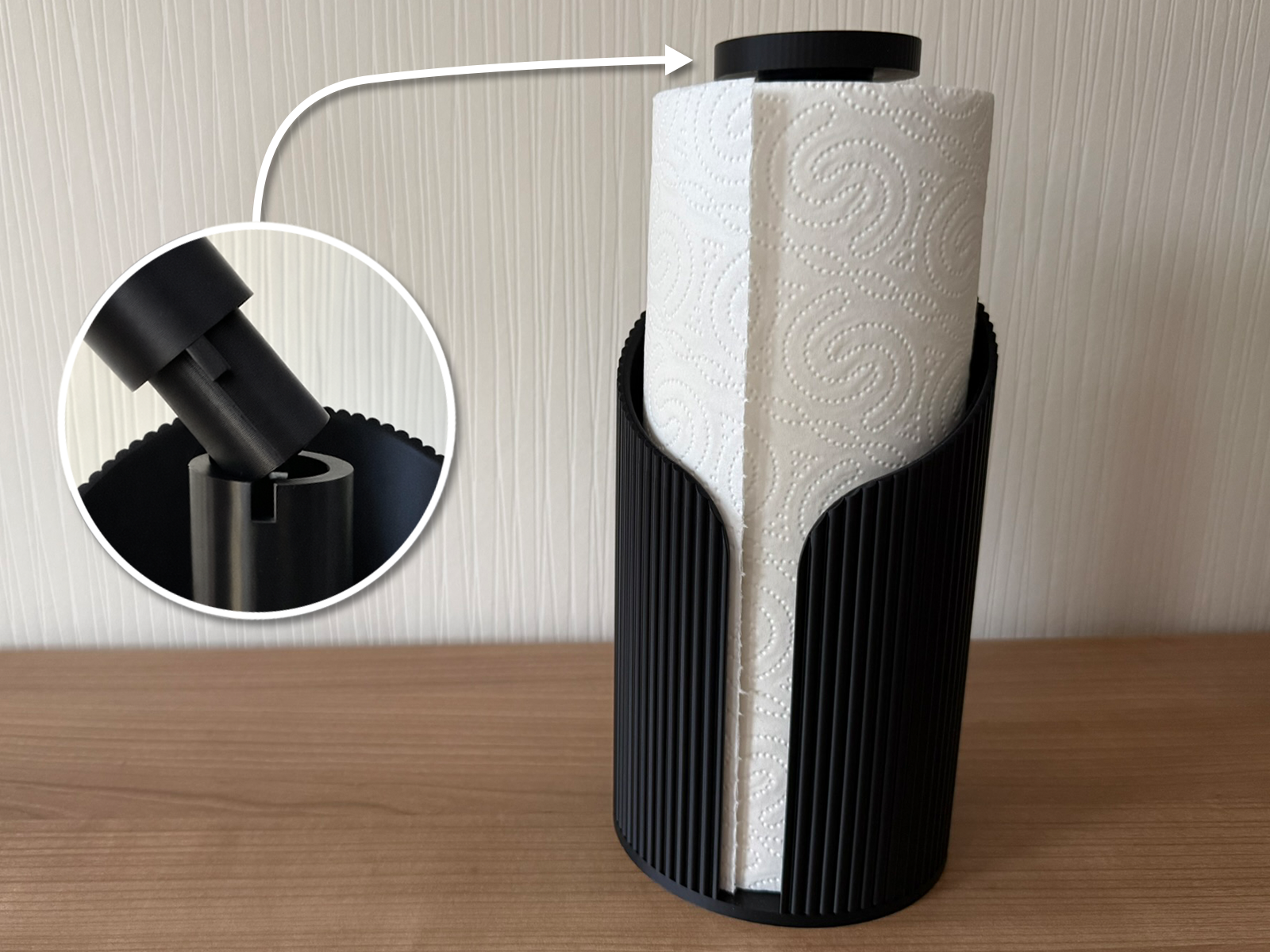 Japandi Küchenrollenhalter