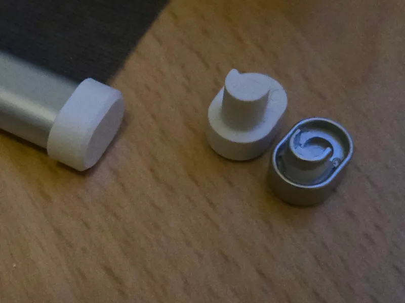 Endkappe Aluschiene unten IKEA fyrtur kadrilj