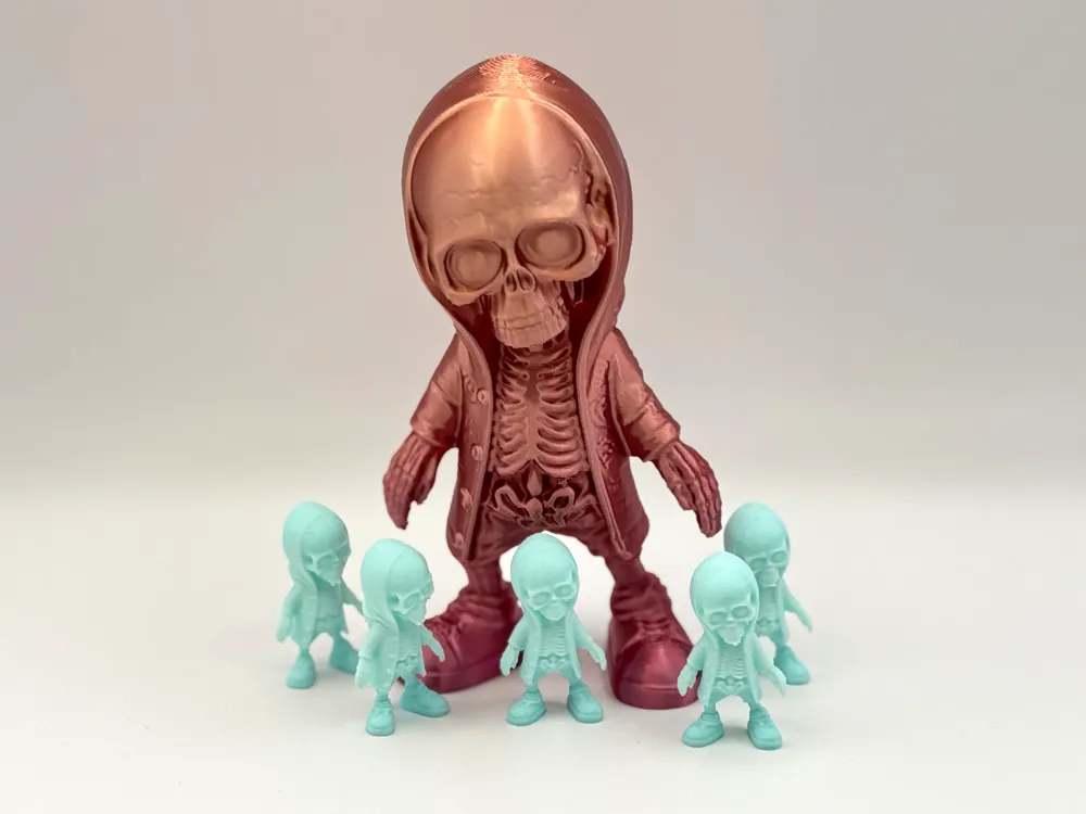 Hooded Reaper Skeleton by Stigern MakerWorld: Download Free 3D Models