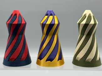 Print In Place Spiral Rocket Cone