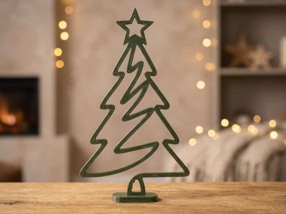 Minimalistischer Weihnachtsbaum - 1