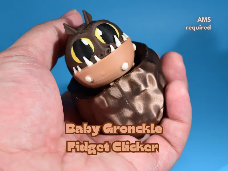 Baby Gronckle HTTYD Dragon Fidget Clicker