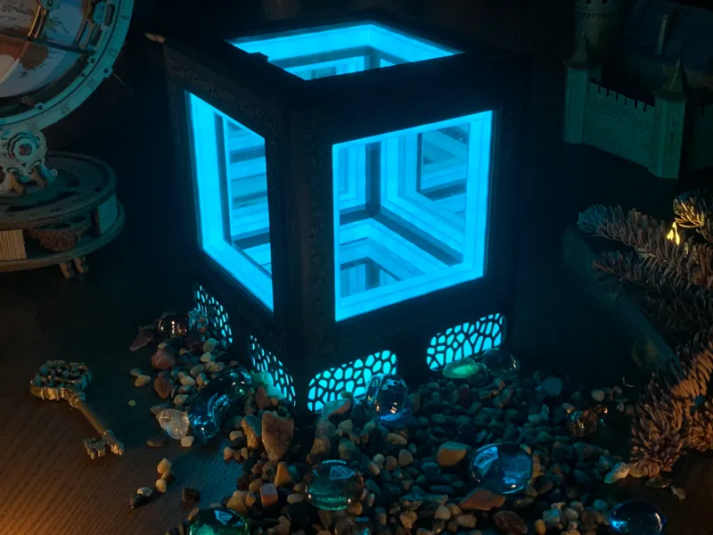 The Fourth Dimension -- Infinity Mirror Cube 