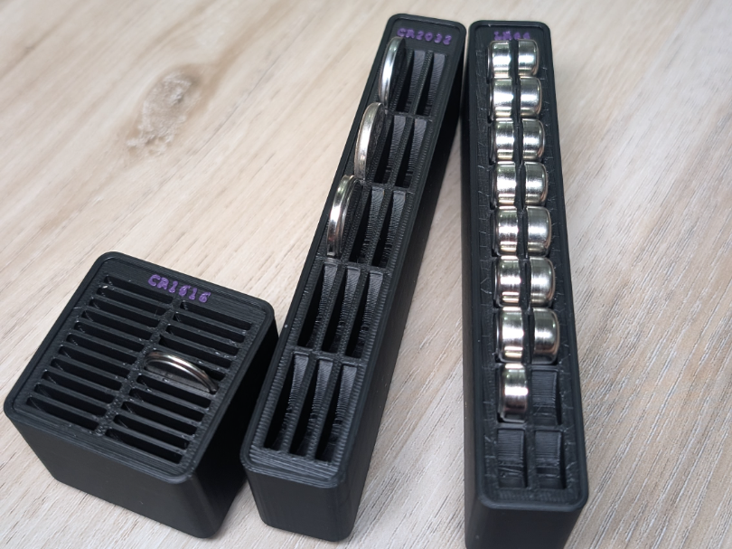 Tall Gridfinity Coin Battery bins