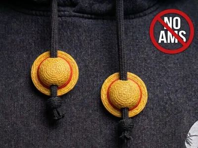 Drawstring beads Straw Hat NO-AMS Luffy One Piece