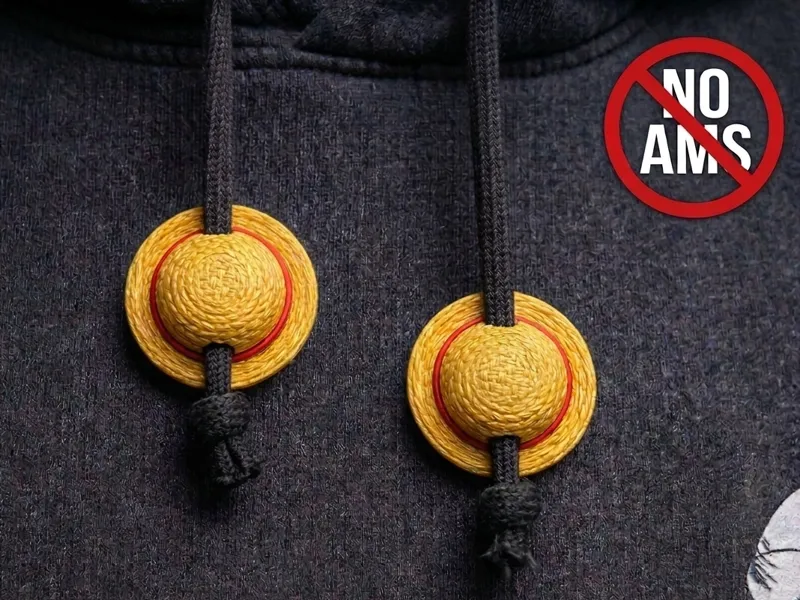 Drawstring beads Straw Hat NO-AMS Luffy One Piece