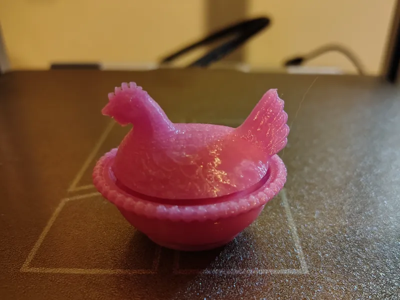 Hen on Nest Fidget Clicker