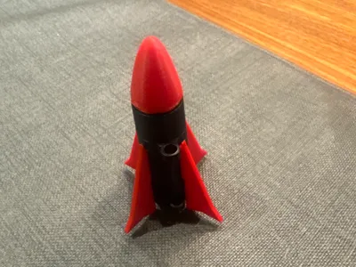 Modular Rocket Body and Cone and Fins 