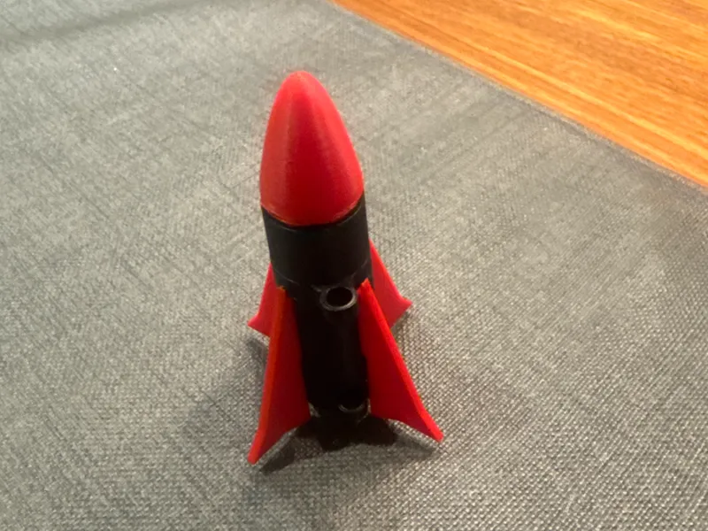 Modular Rocket Body and Cone and Fins 