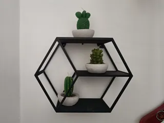 Decorative Cubic Wall Shelf