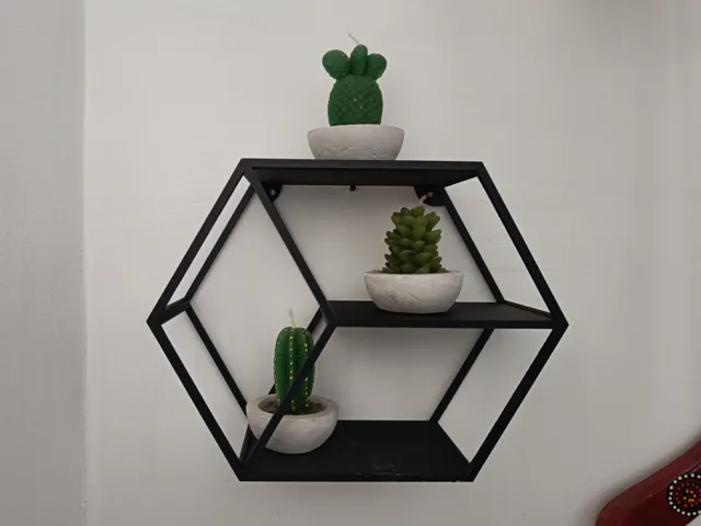 Decorative Cubic Wall Shelf