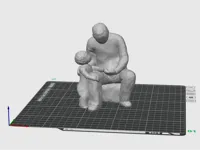 Figurine père et fils — photo 1