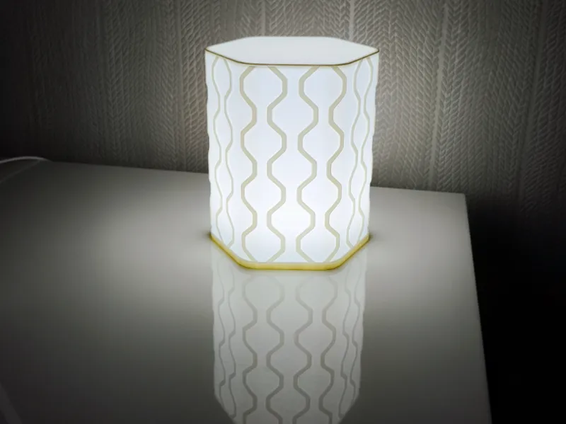 Modern Led Hexagon Lamp Ledkit 001