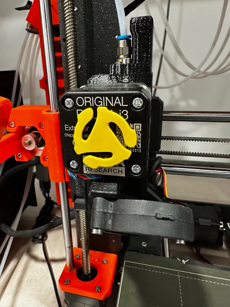 45 Record Adapter Extruder Indicator