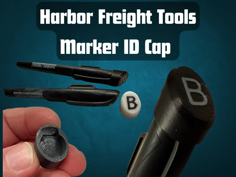Harbor Freight HFT Marker Pen Cap ID Tag