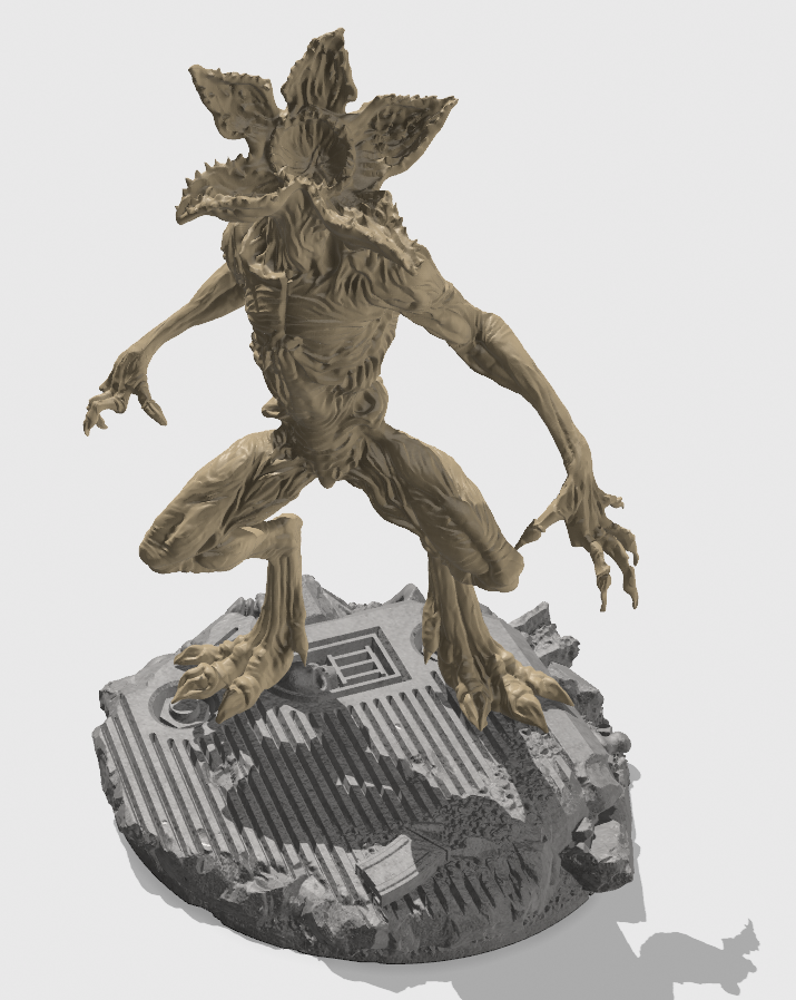 Miniatura 1 do modelo 3D 怪奇物语-魔王demogorgon