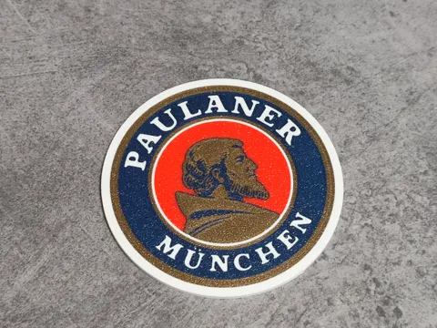Tapa o cubierta: Posavasos Paulaner München Clásico Icono de Múnich — referencia de MakerWorld