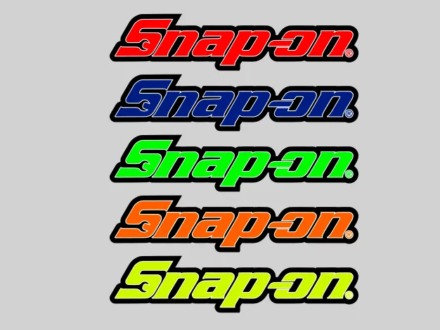 Perfect 3 Color Snap-on Logo