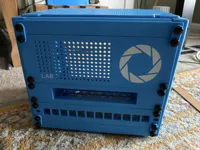 2u Panel with Ventilation and Template for Logos
