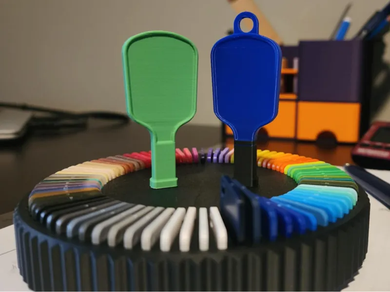 Pickleball Racket Keychain