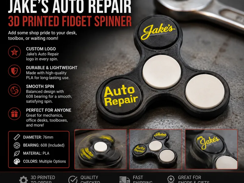 Jake's Auto Cursive for Metal bearing