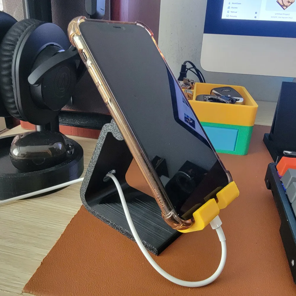 Adjust angle phone stand by Dat 3D Printing MakerWorld: Download Free ...
