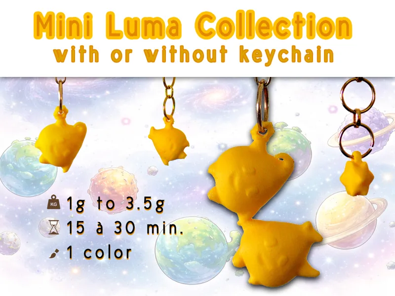 Mini Luma collection mario galaxy (porte-clés)