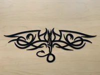 Silhouette murale dragon — photo 1