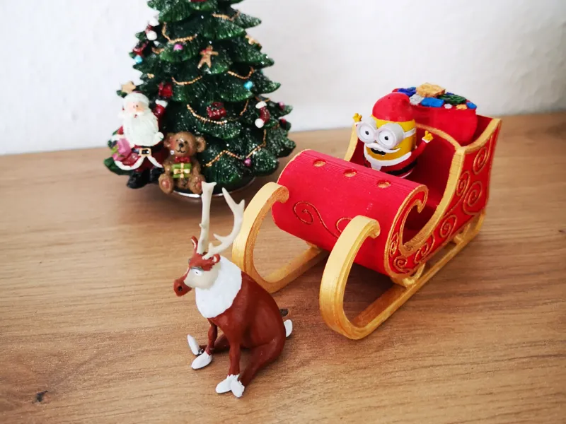 Minions Christmas Sleigh