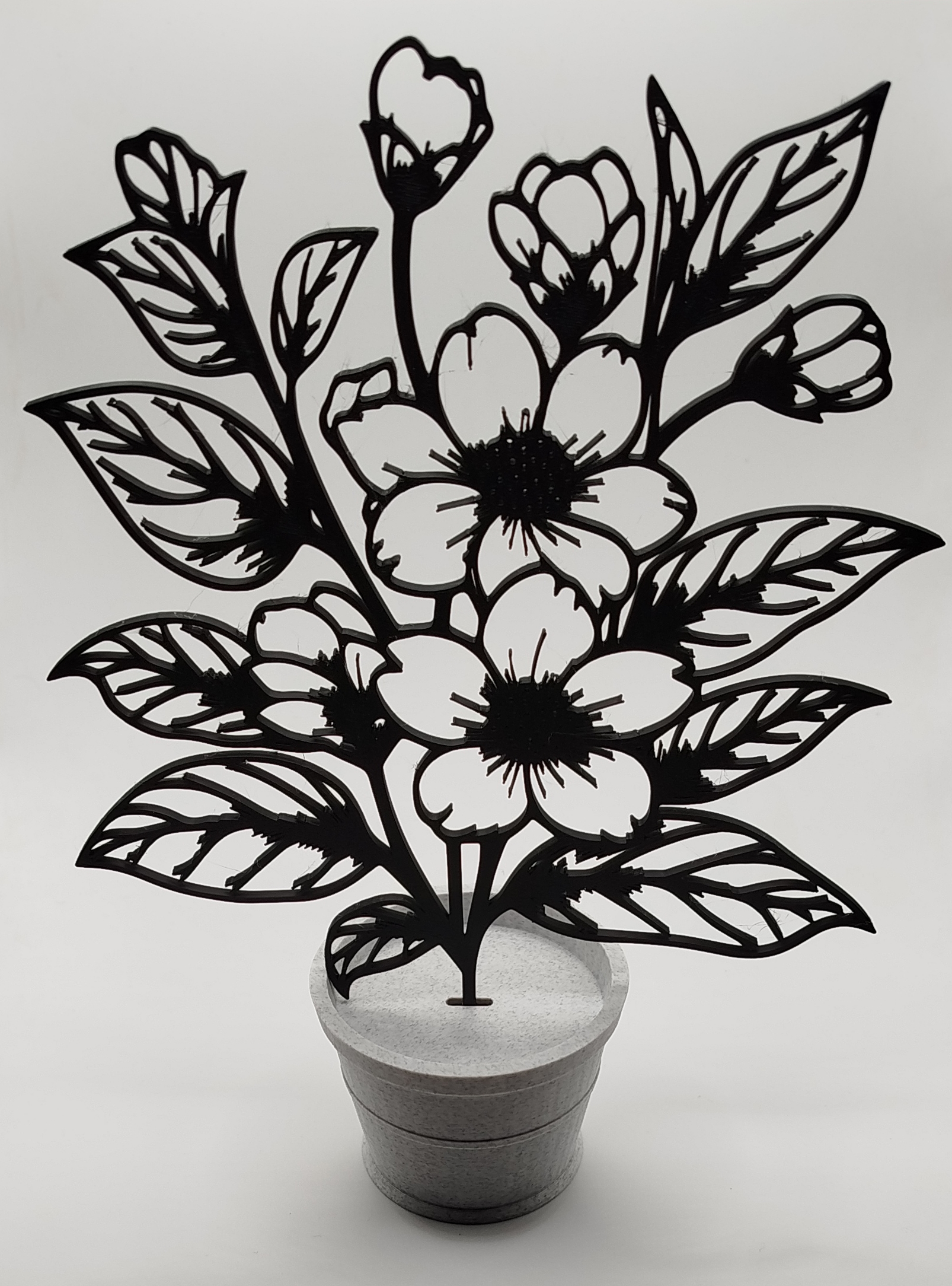Miniatura 6 do modelo 3D Blumen im Topf 2.0