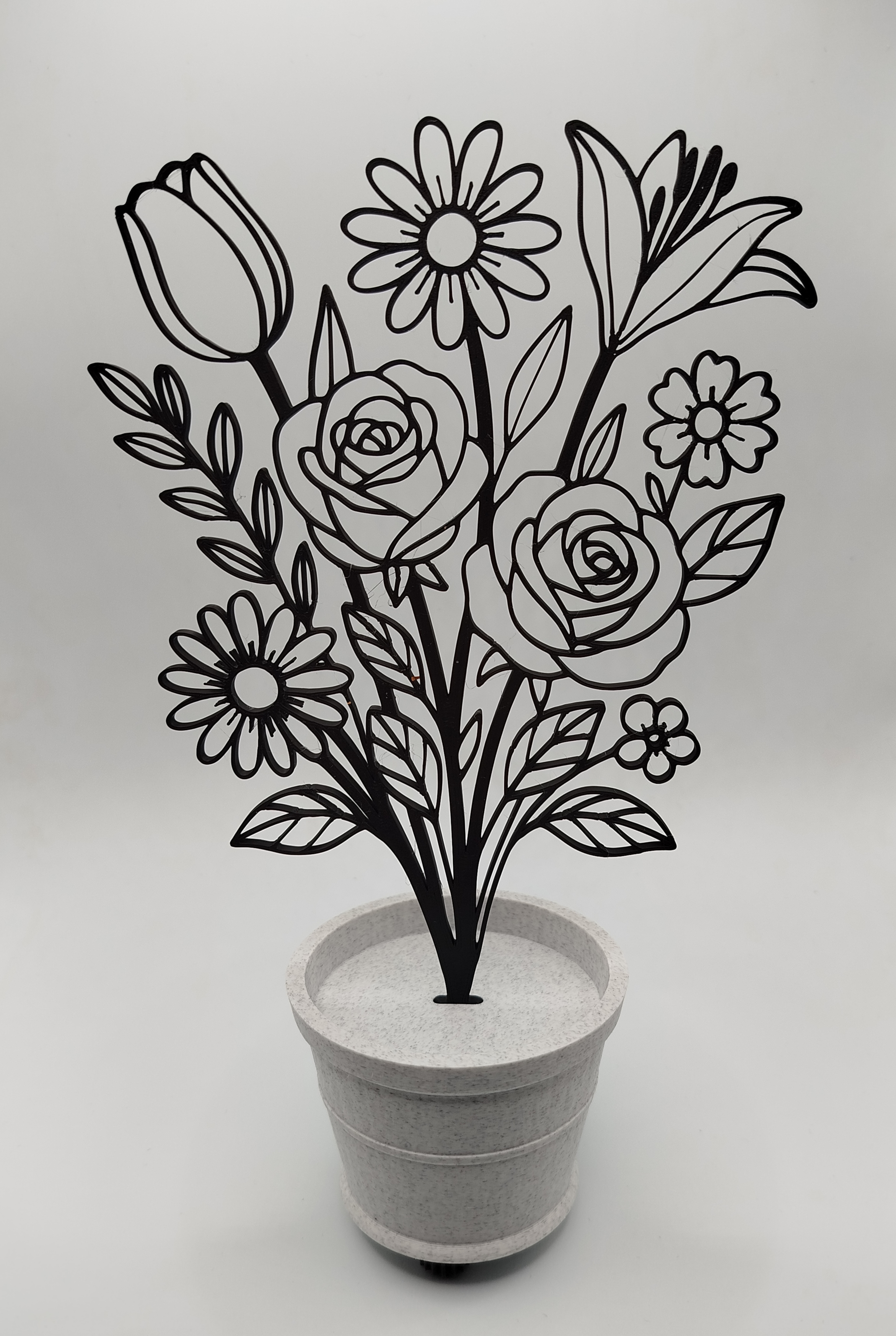 Miniatura 4 do modelo 3D Blumen im Topf 2.0