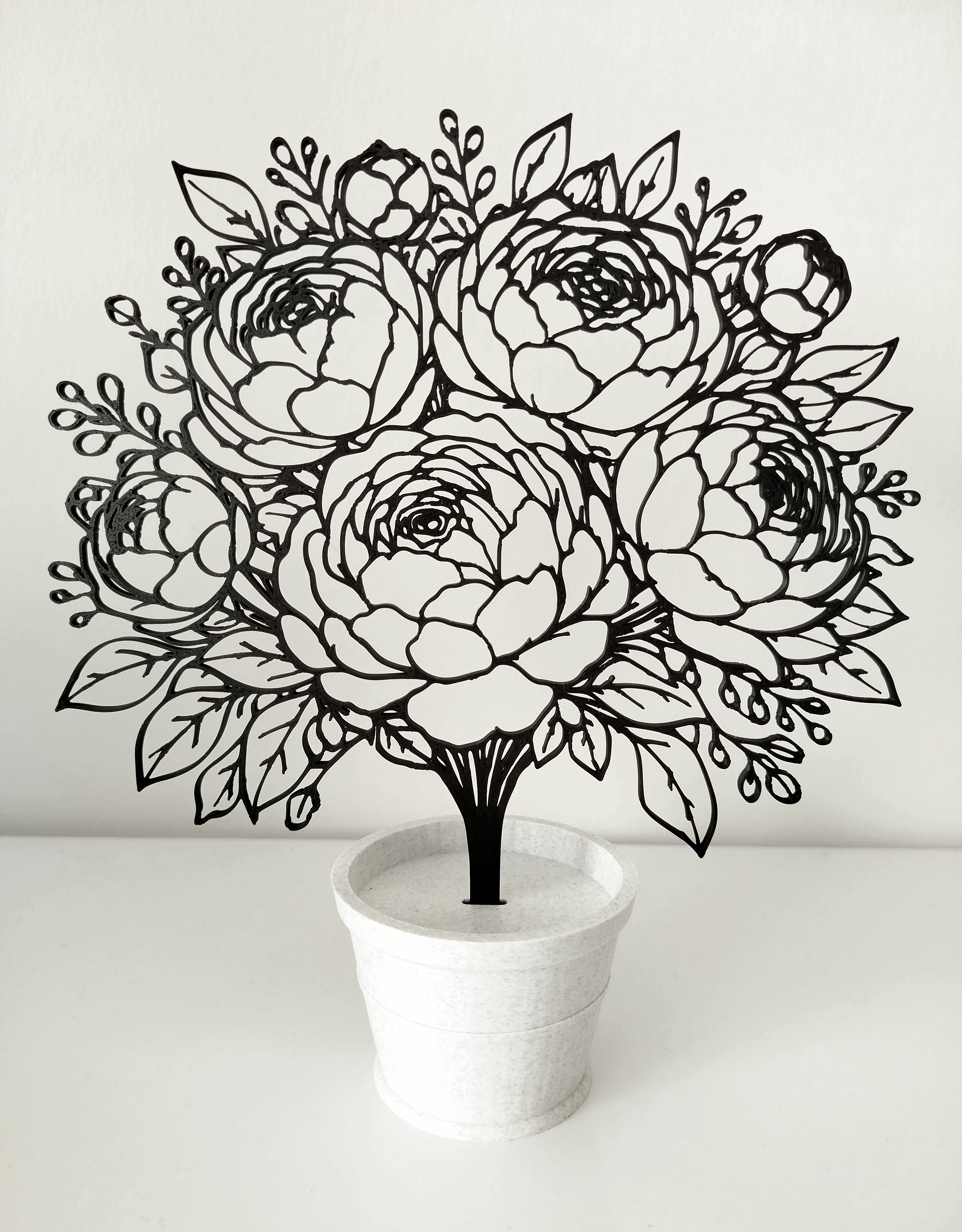 Miniatura 11 do modelo 3D Blumen im Topf 2.0