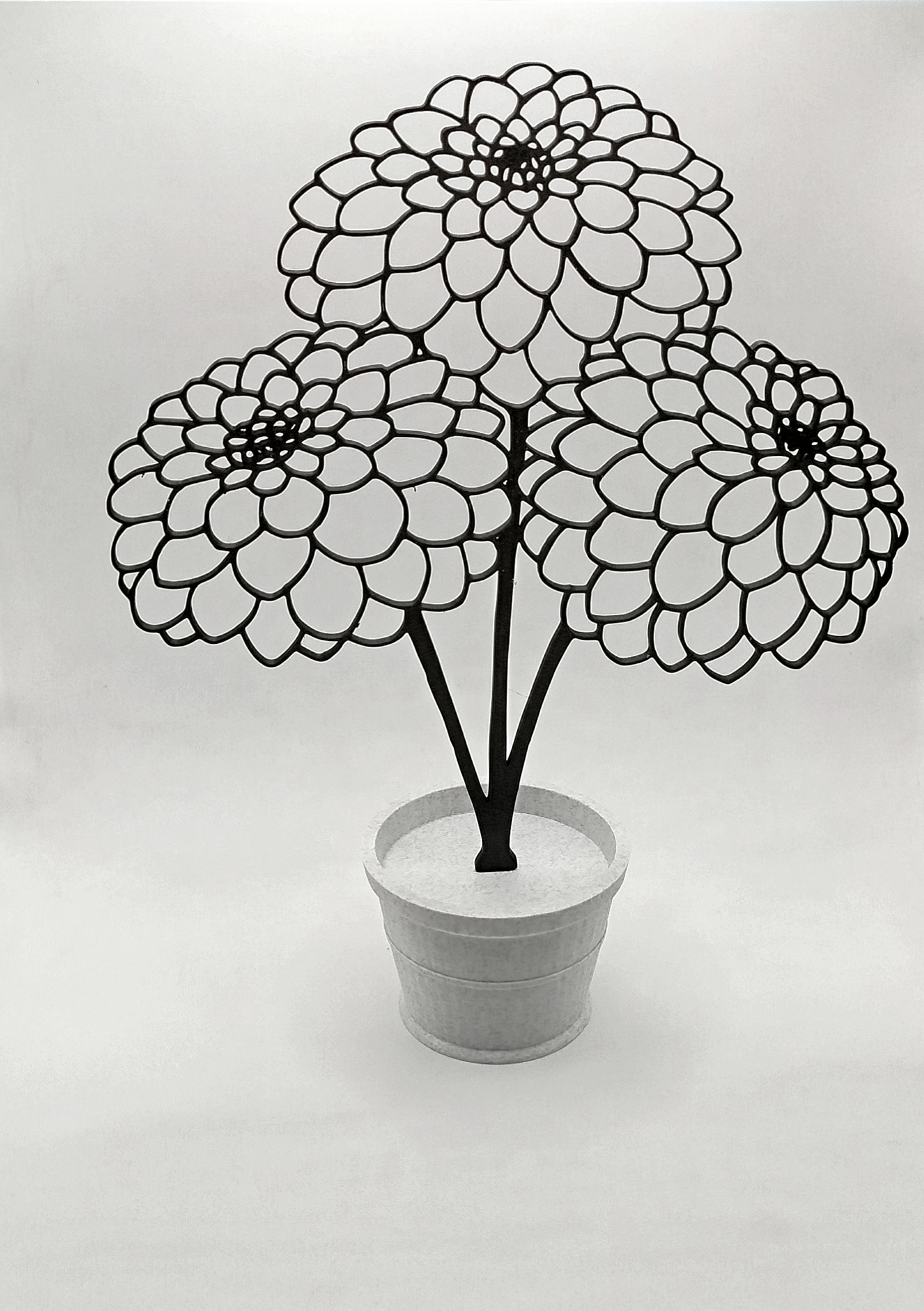 Miniatura 30 do modelo 3D Blumen im Topf 2.0